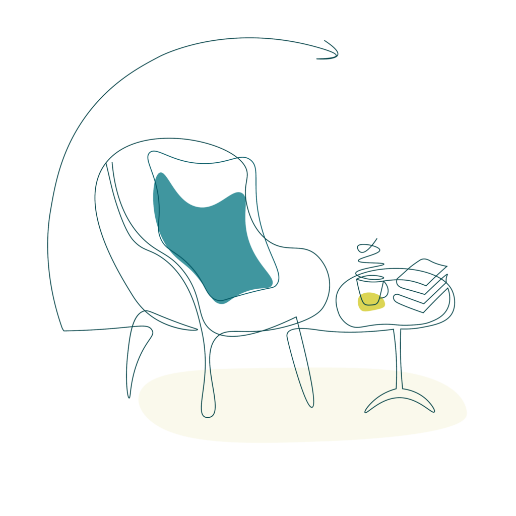 Fauteuil de Pascale Breton, Analyste Existentielle et Logothérapeute